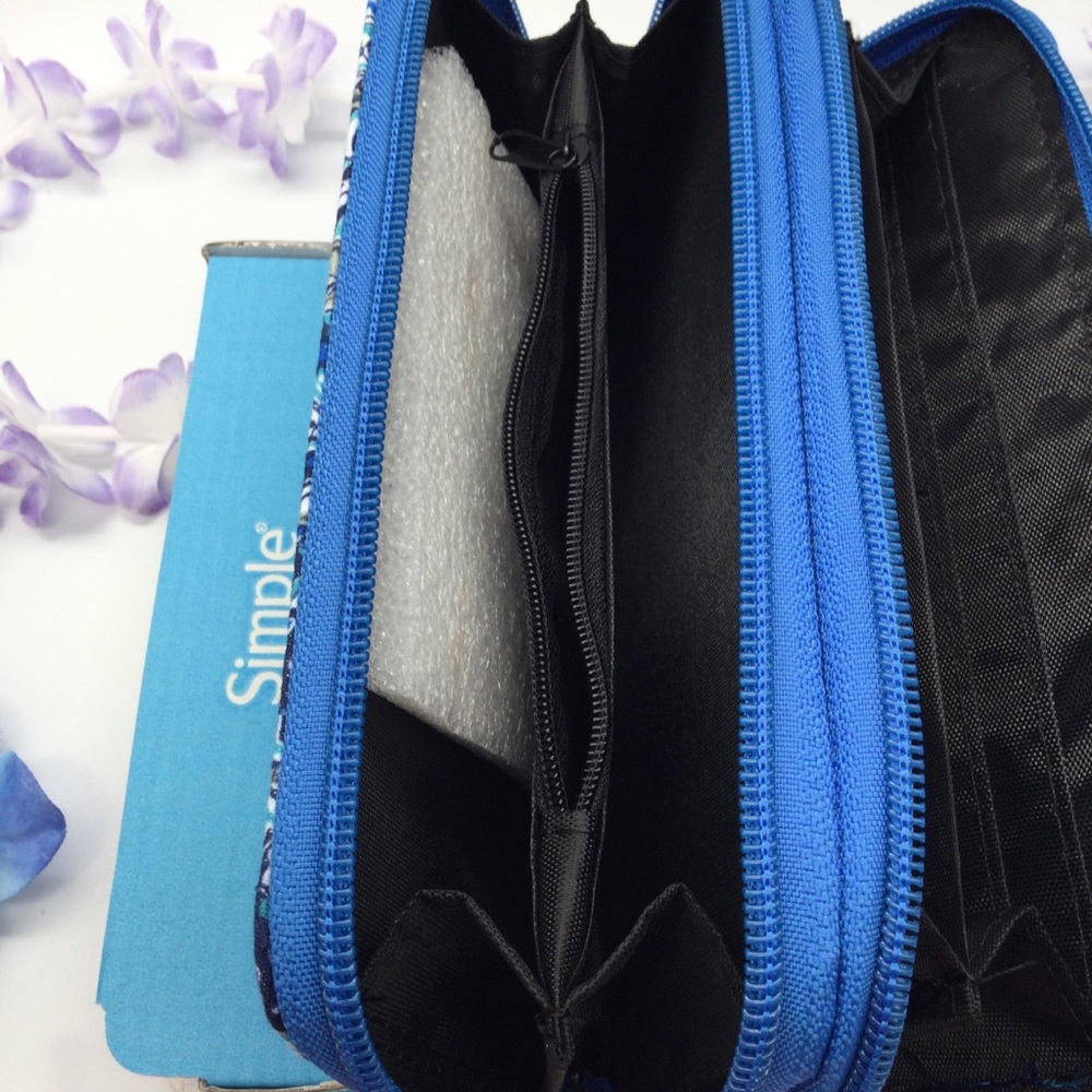 Ladies quilted wallet double zip new - Picture 8 of 9